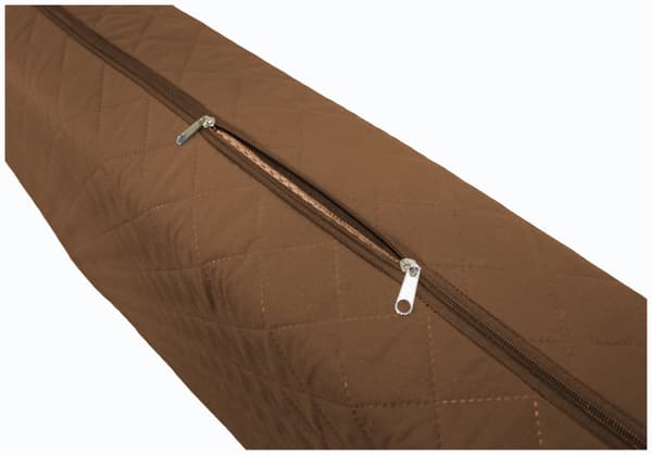 BEIGE QUILTAT MADRASSÖVERDRAG 200x210x22