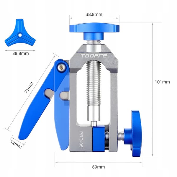 Tehokas hydraulinen jarruletkunleikkuri