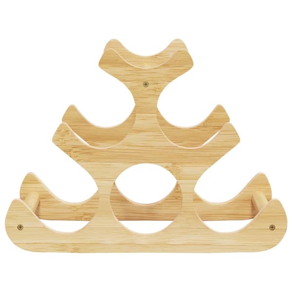 vidaXL 6 pullon viiniteline 35x18x25,5 cm bambu