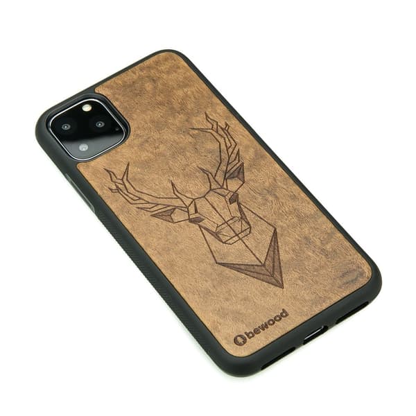 Träskal till iPhone 11 PRO MAX DEER IMBUIA