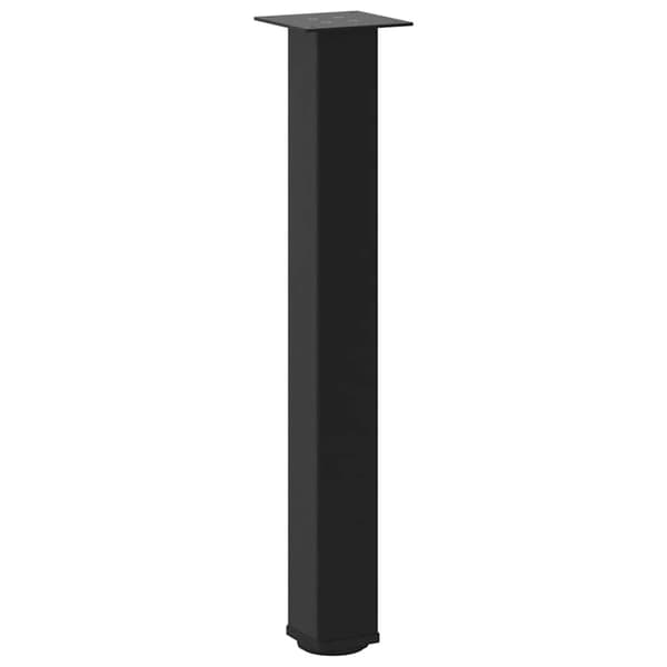 vidaXL sofabordben, 4 stk., sort, 72-74 cm, stål