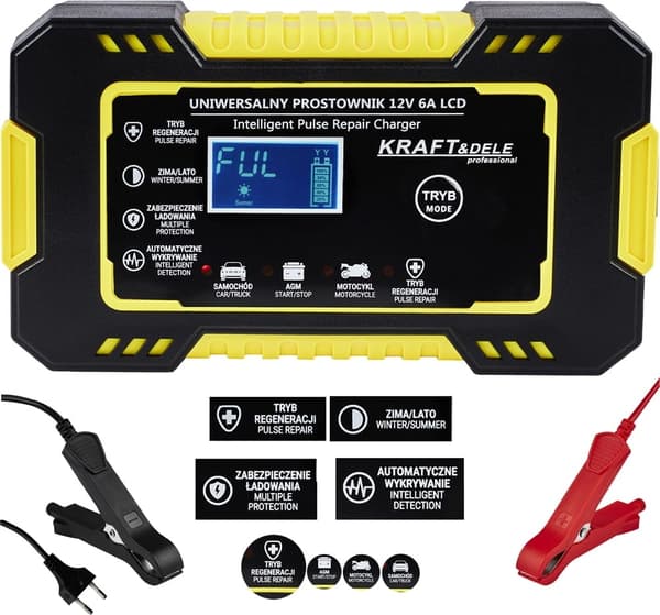 Universal ensretter 12V 6A KD1290