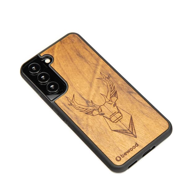 Træcover til Samsung Galaxy S22 IMBUIA DEER