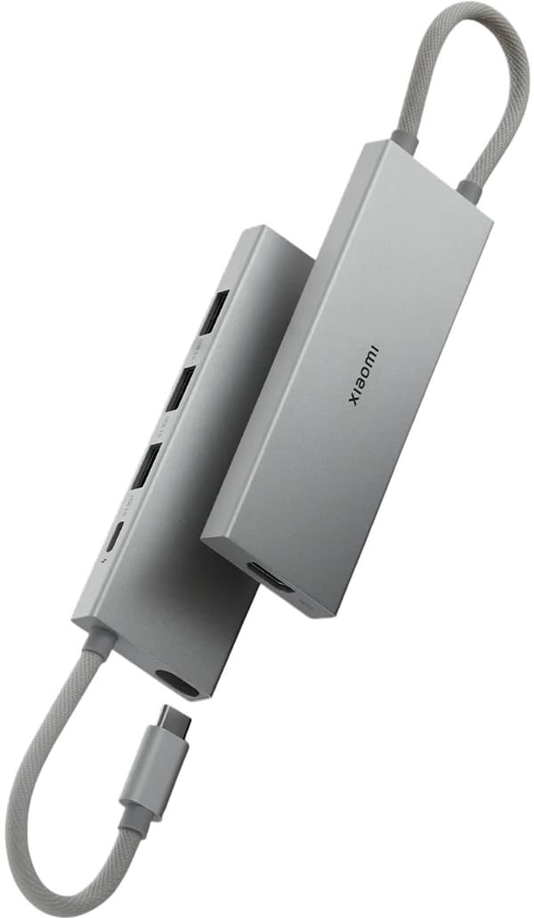 Xiaomi 5-i-1 Type-C HDMI Grå USB Hub (BHR8804GL)