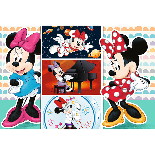Disney Mimmi 100-bitars rolig pussel