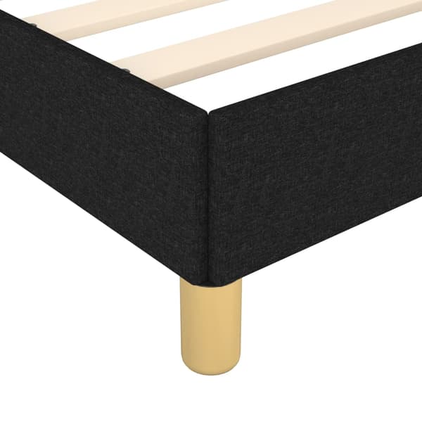 vidaXL sengestel uden madras sort 80x200 cm stof