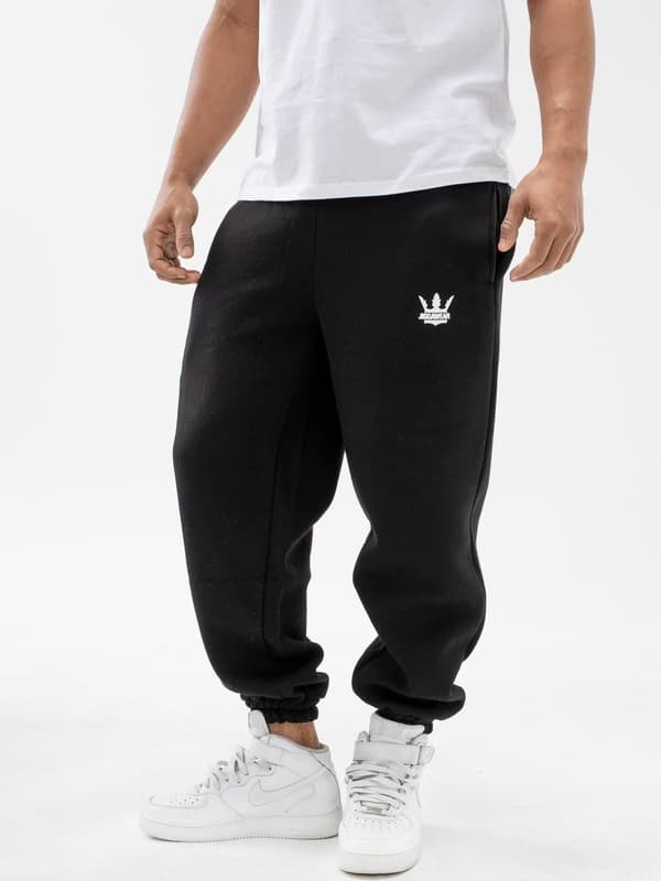 Herre Sorte Jigga Wear Small Crown Joggingbukser M