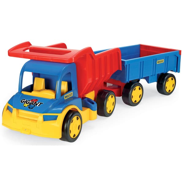 Kæmpe dumper med trailer 65100