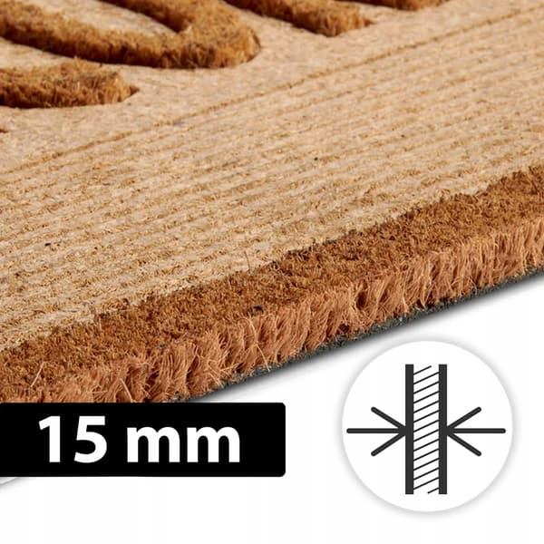 [paczb] Dørmåtte i kokosfiber 45x75cm D6855WELCOME