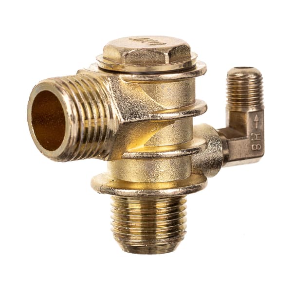 BACKVENTIL FÖR KOMPRESSOR 1/2" 3/4" MED AVLUFTNINGSMETALL