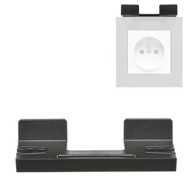 Simon 55 Enkelt Telefonstativ til LINE Frame Mat Sort