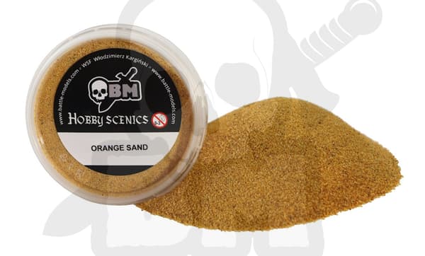 BMPO07 Strö 155 ml Orange Sand 0,4-1,4 mm