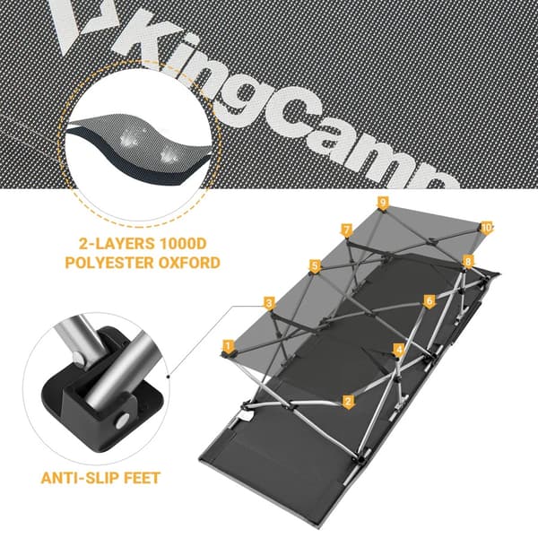 KING CAMP Comfort foldbar campingstol