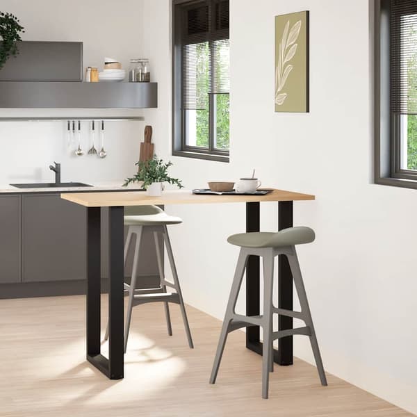 vidaXL sofabordsben, 2 stk., sort, 60x(100-101) cm, stål