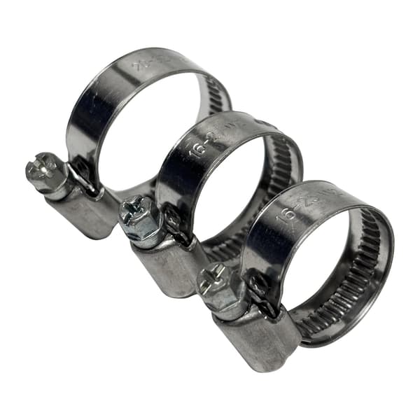 W2 snäckklämma Ø40-60 mm, bredd 12 mm - rostfritt stål