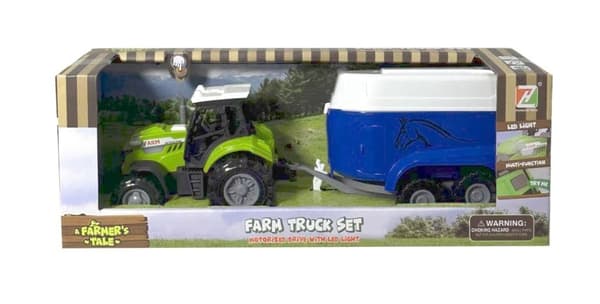 Traktor med släpvagn