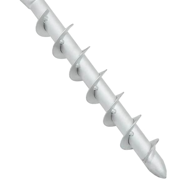 vidaXL paraplyfode, til skruning, 16x16x52 cm, stål