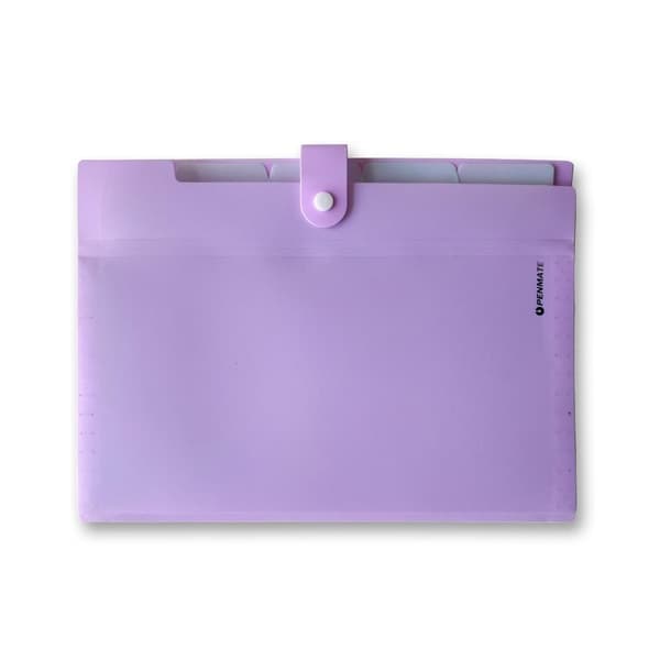 Mappe med rum A4 PP-105 lilla