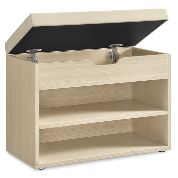 Beige skoskab med opbevaring