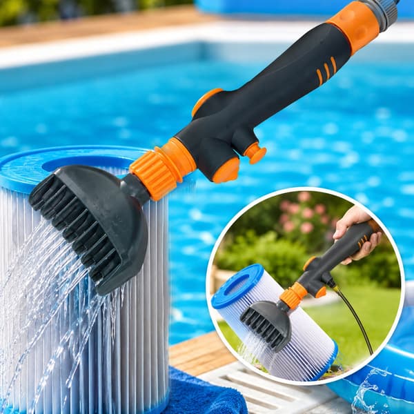 [pakke] Børste til rengøring af papirfiltre til pool O281