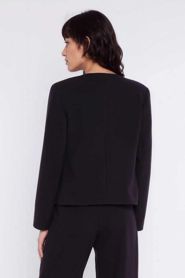 Kort Chanel jakke - sort 40
