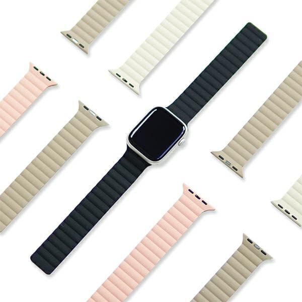 Araree Silikonearmbånd til Apple Watch 38/40/41mm Sort og Grå