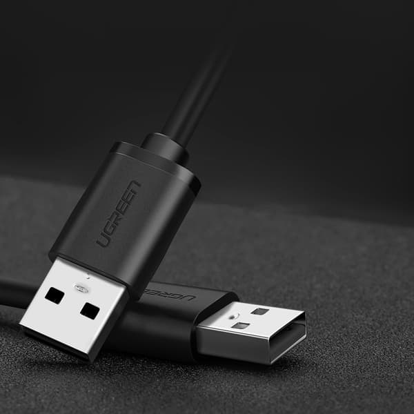 Fleksibelt USB 2.0 480Mb/s kabel 1,5m sort