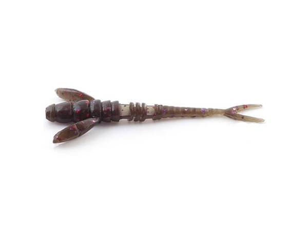 Fish UP - flit 2'' 5,1 cm - #050 Grøn græskar Brun/rød & lilla