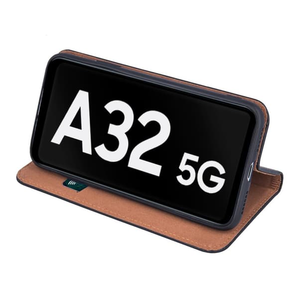 Læderpung til Samsung Galaxy A32 5G, Sort