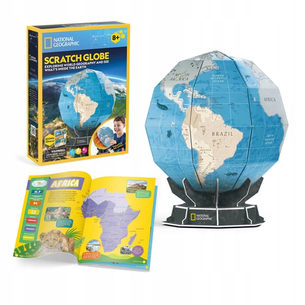 3D-PUSSEL NATIONAL GEOGRAPHIC GLOBUS 0823