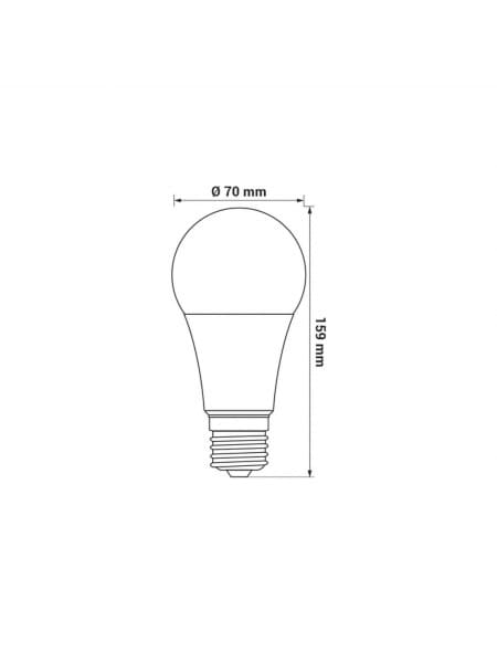 LED-lamppu ORO-ATOS-E27-A70-19W-WW, 3000K