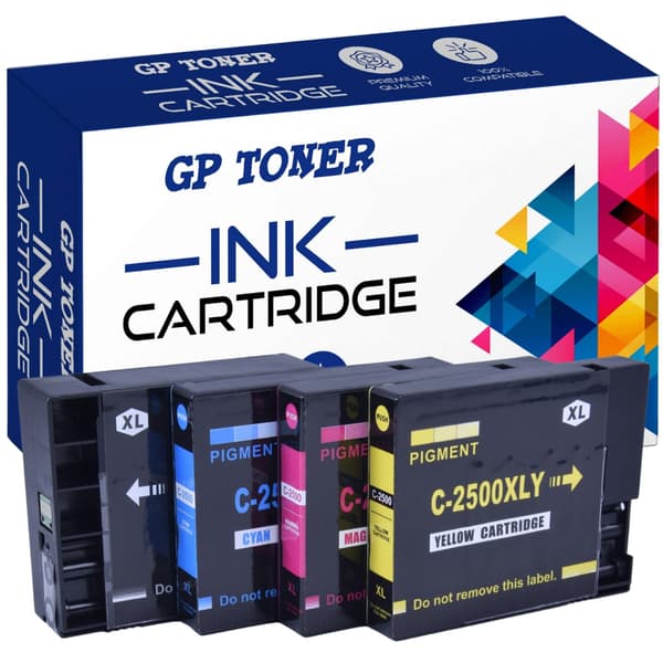 4x blæk til Canon C2500XL CMYK GP