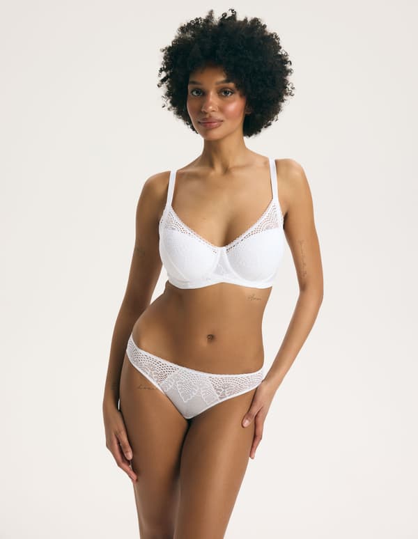 SYBILLA Esotiq vadderad BH | vit 85E