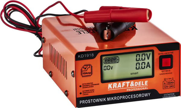 Mikroprocessor-ensretter 10A 12/24V KD1918