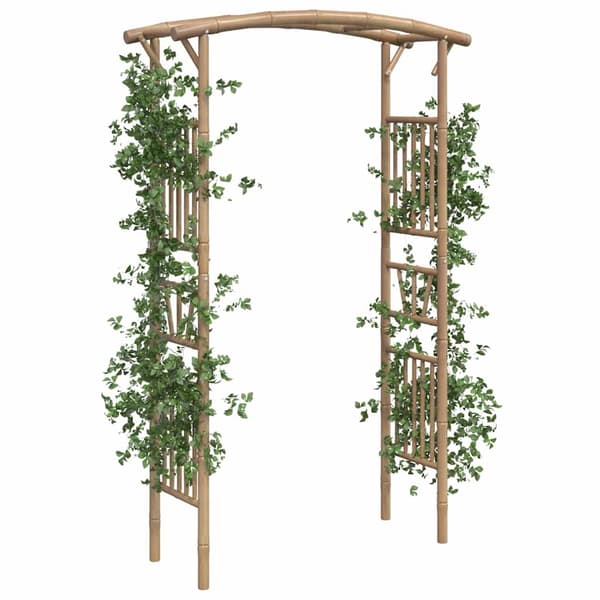 vidaXL Rosenbåge, bambu, 118x40x187 cm