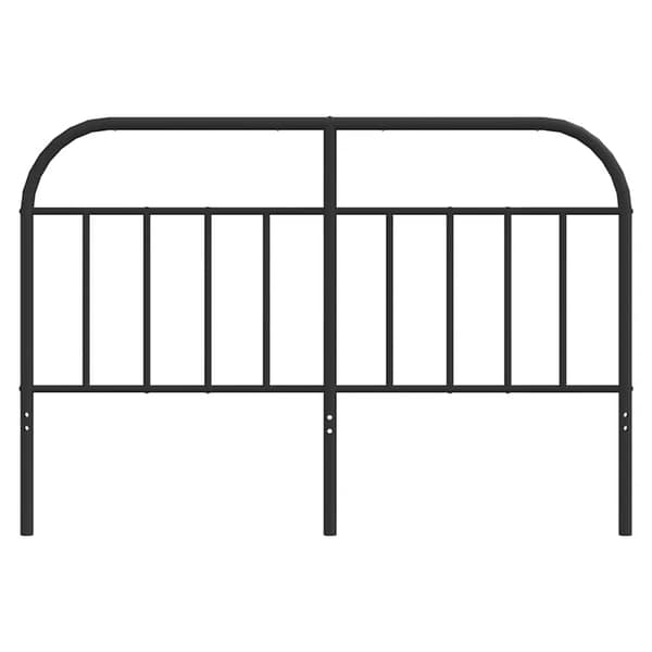 vidaXL metalsengegavl sort 135 cm