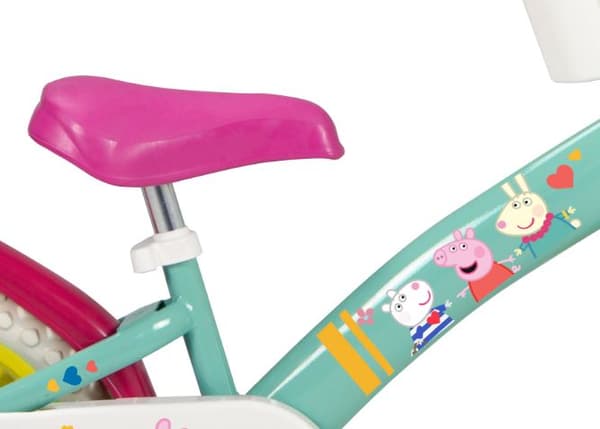 Gurli Gris børnecykel 12 tommer til piger 3-5 år grøn