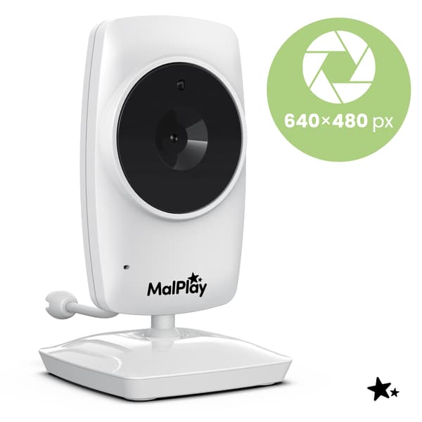 Malplay NannyEye Lite 3,5" babyvaktskamera extra