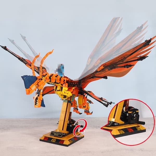 Technic MJI 13004 - Toruk, Dragon Avatar LED, 1174 dele - mekanisk model
