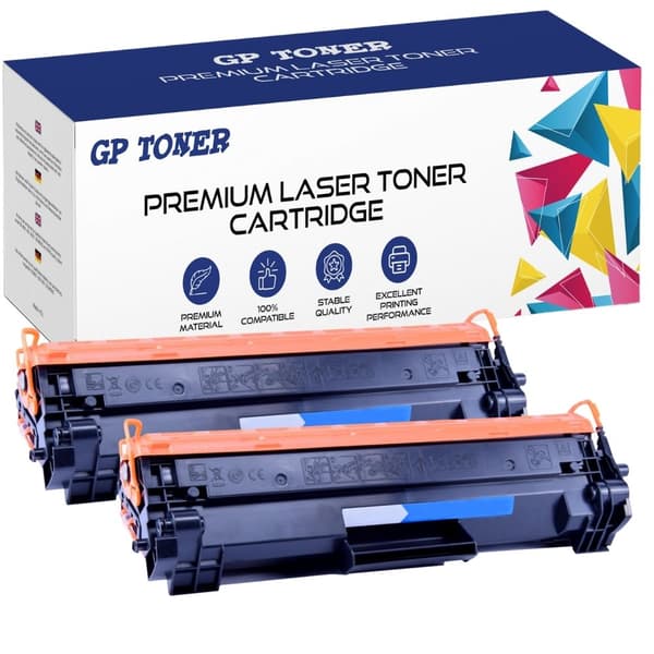 2x Toner til HP GP-HCF244A x2 MED CHIP