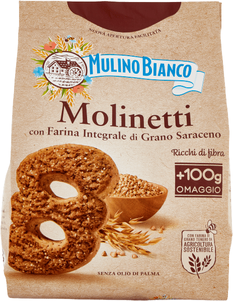 Mulino Bianco fullkornsbiskvor 800g