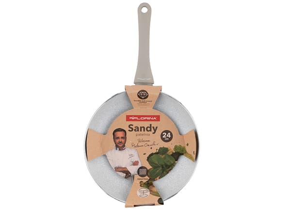 ALUMINIUM STEGEPANDE SANDY 24CM MG