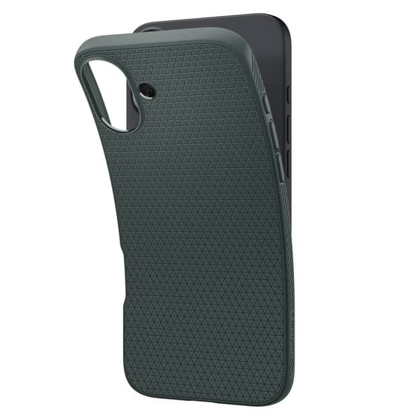 Spigen Liquid Air cover til iPhone 16, grøn/abyssgrøn