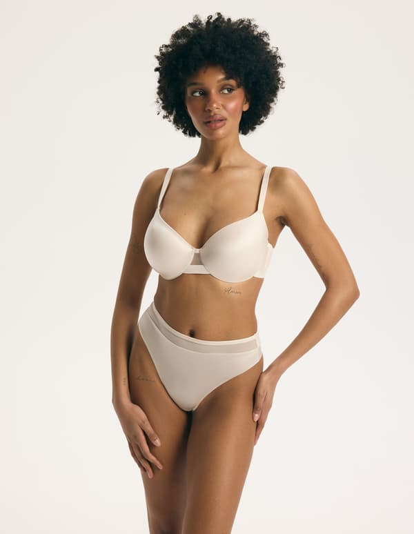 PURE Esotiq vadderad bh | beige 85E