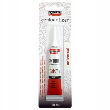 PENTART ÖGONLOCK 20 ml RÖD