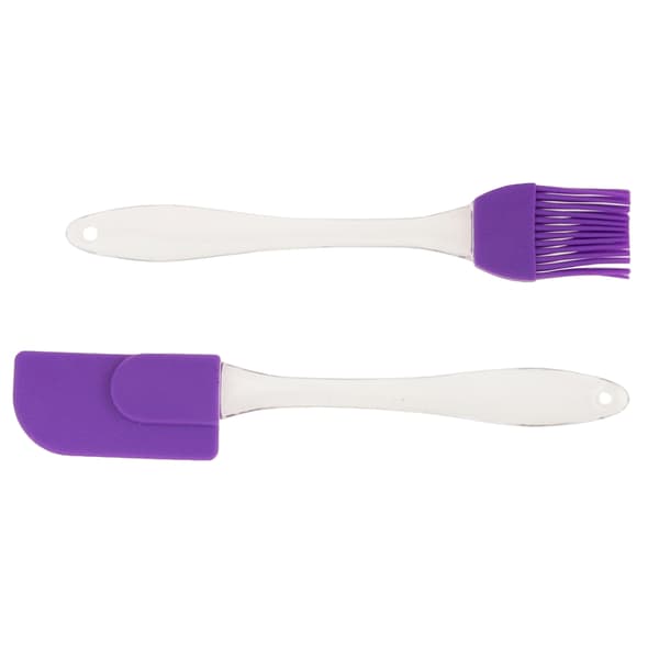 TG56161 SPATEL + BØRSTE SILIKONEBØRSTE SPATEL 2 stk.
