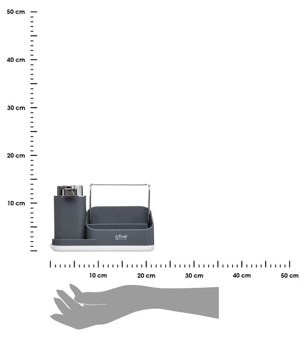 Vätskedispenser med arrangör Neo Grey
