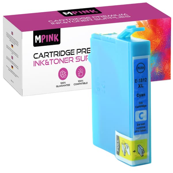 Blæk til Epson E1812XL C