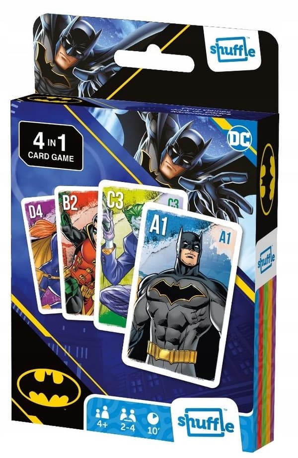 BATMAN 4-I-1 SPELKORT 10028045
