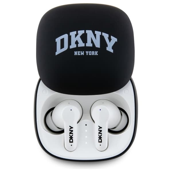 DKNY Bluetooth-hovedtelefoner DKTWS3DNYAK Sort/Sort TWS BT 3D Gummi Mat Finish